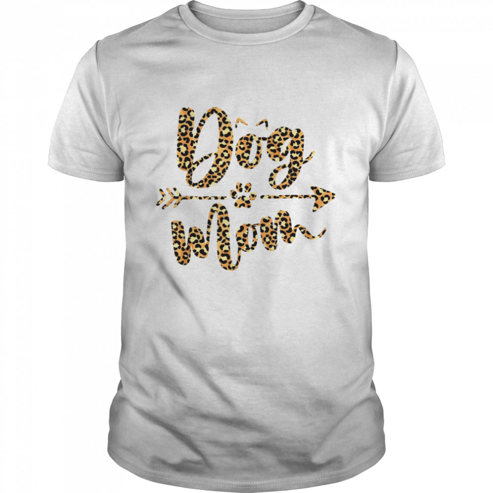 Leopard Dog Mom Dogs Mothers Day Classic Men's T-shirt