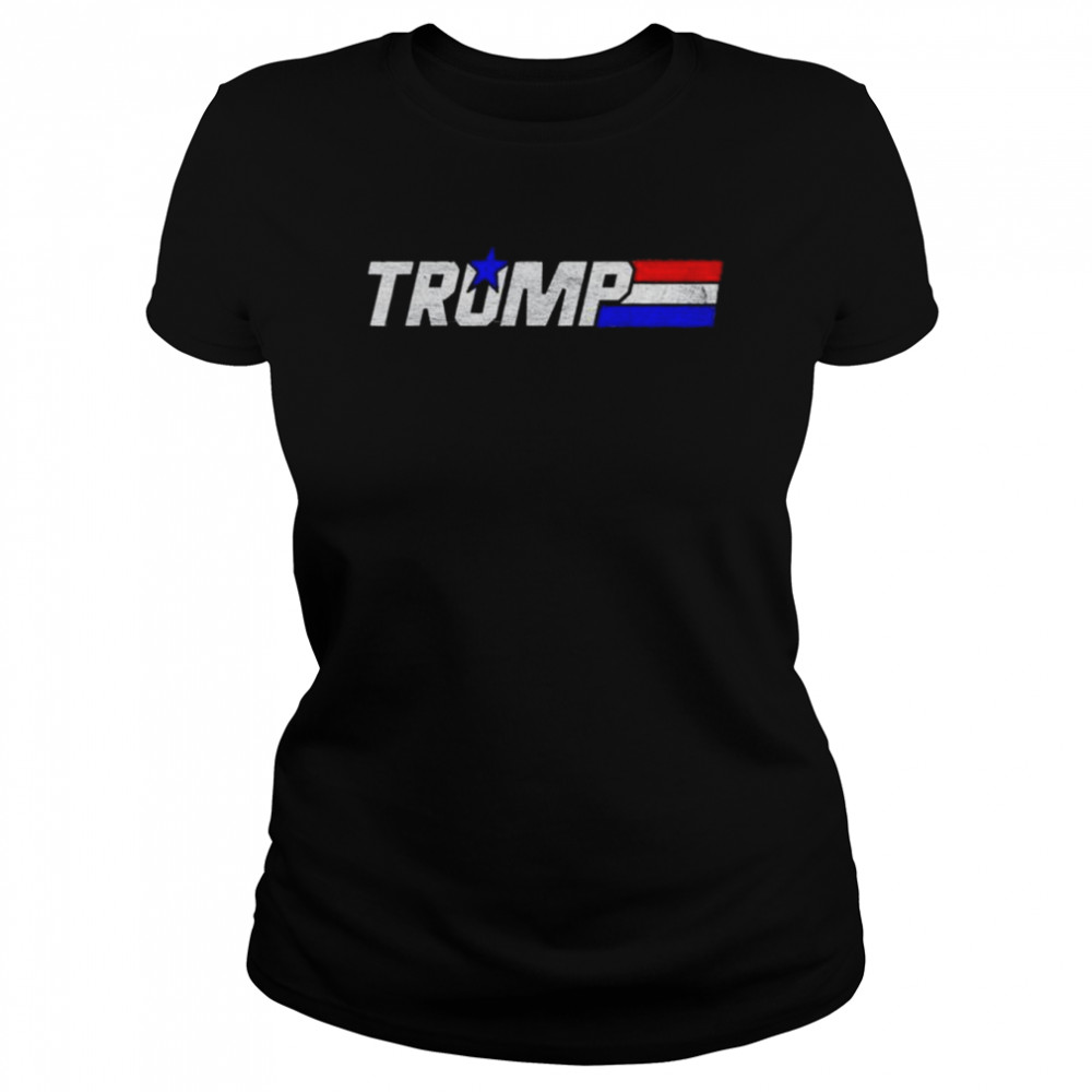 Trump 2024 stars and stripes flag vintage shirt Classic Women's T-shirt