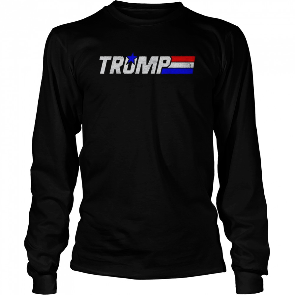 Trump 2024 stars and stripes flag vintage shirt Long Sleeved T-shirt