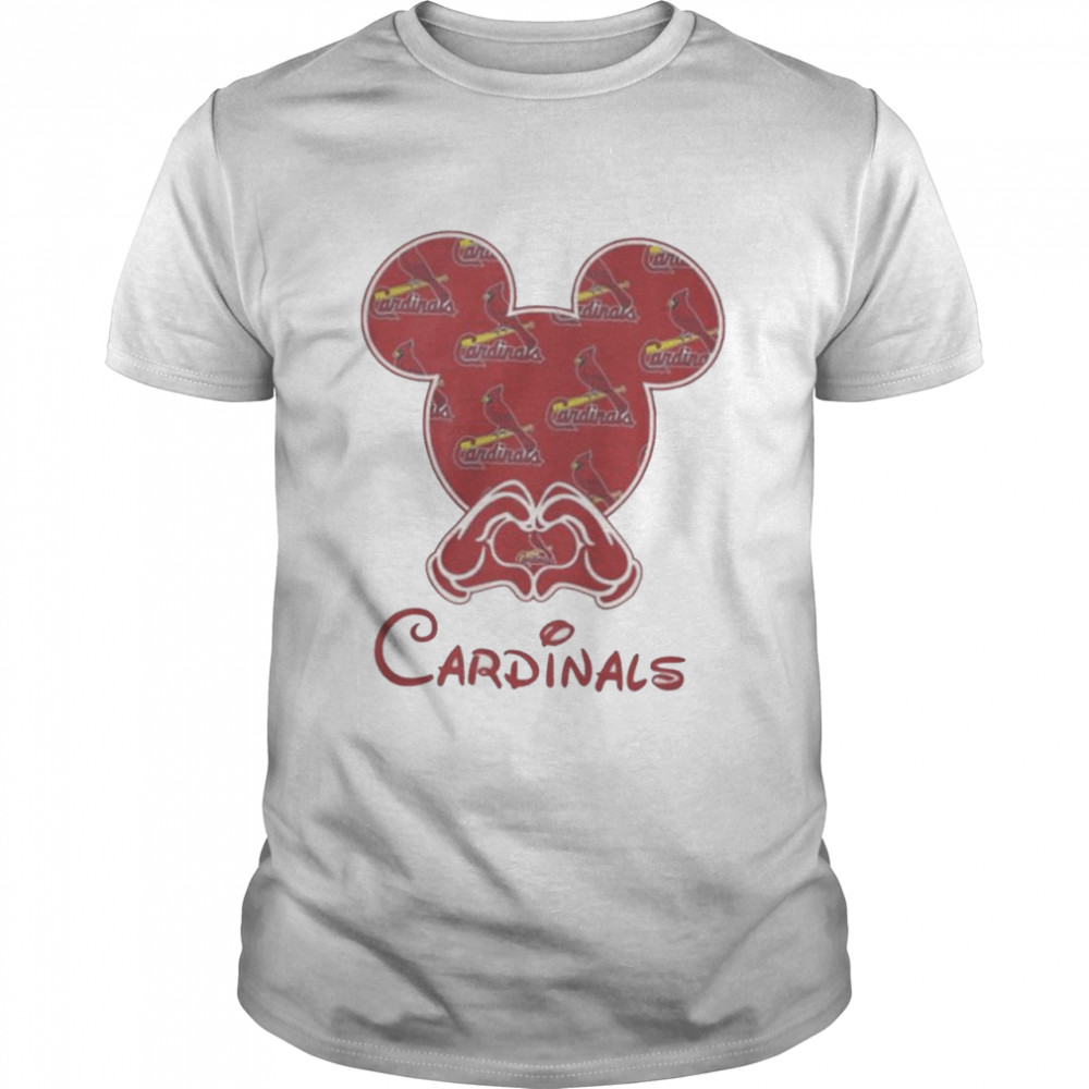 Cardinals mickey mouse logo shirt Classic Men's T-shirt