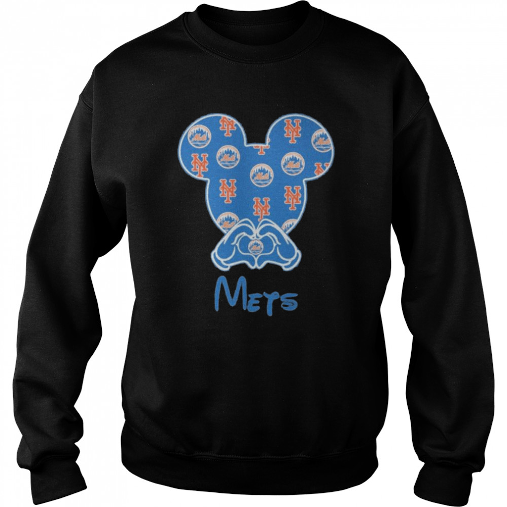 Mets mickey mouse logo shirt Unisex Sweatshirt