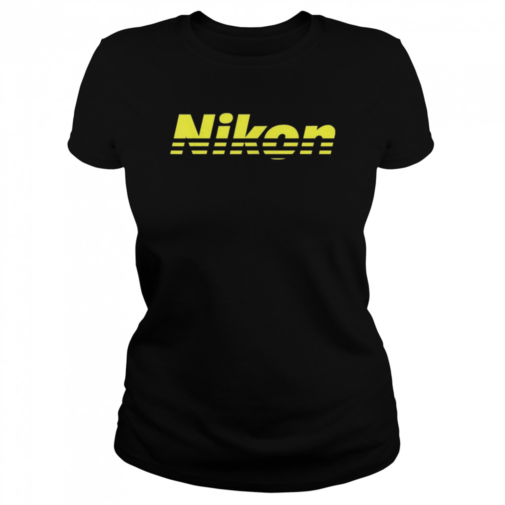 N.i.k.o.n Yellow Lo.go Classic Women's T-shirt
