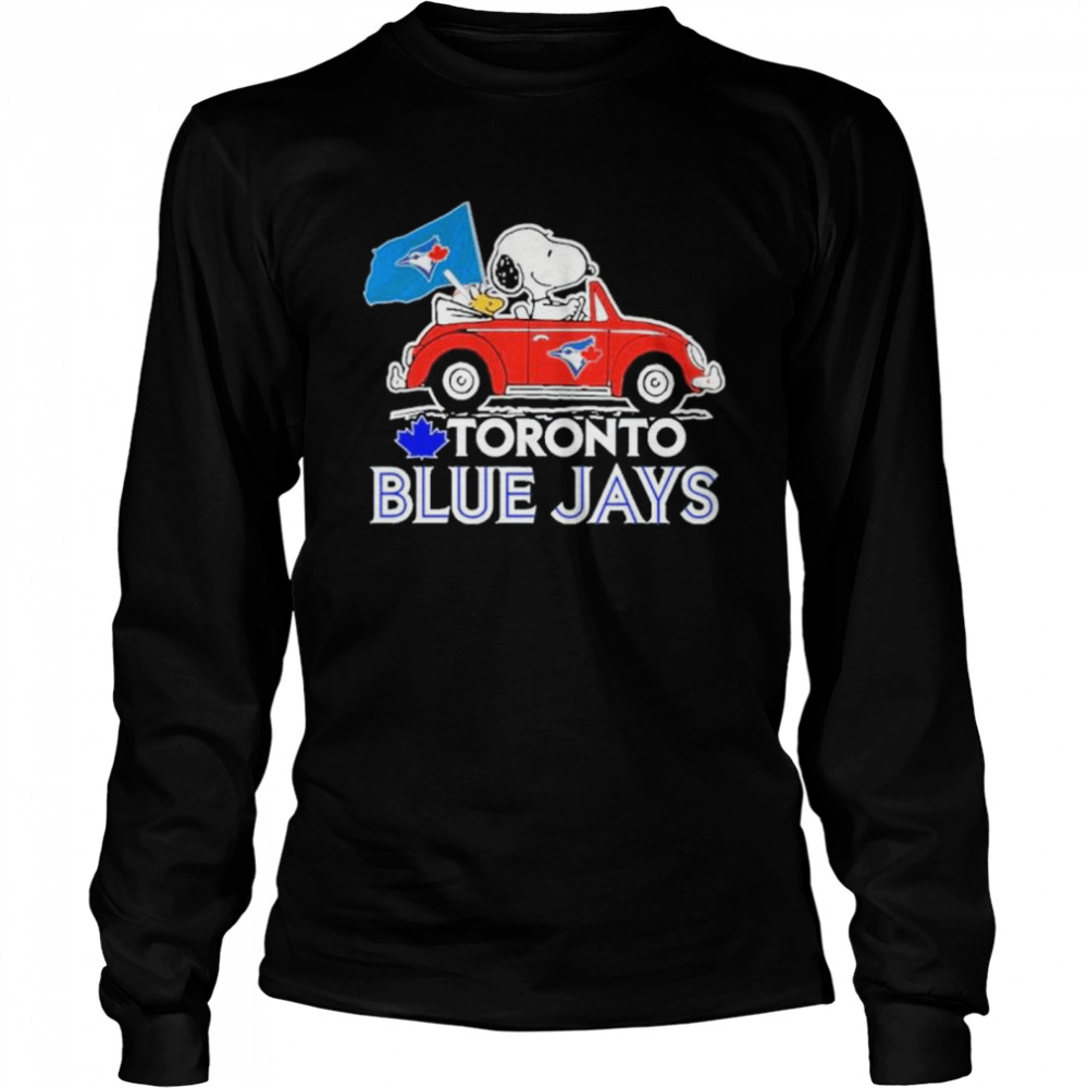 Snoopy and Woodstock toronto blue jays shirt Long Sleeved T-shirt