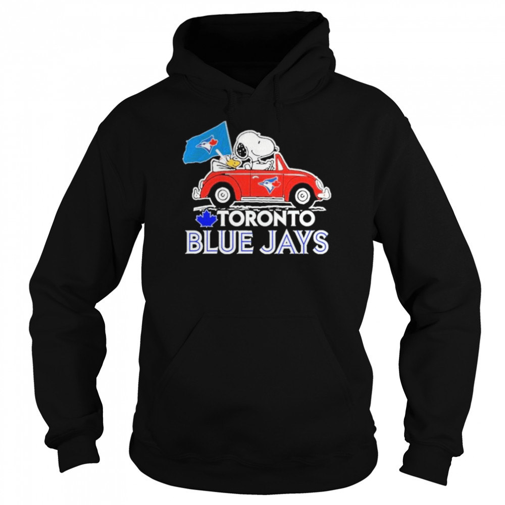 Snoopy and Woodstock toronto blue jays shirt Unisex Hoodie