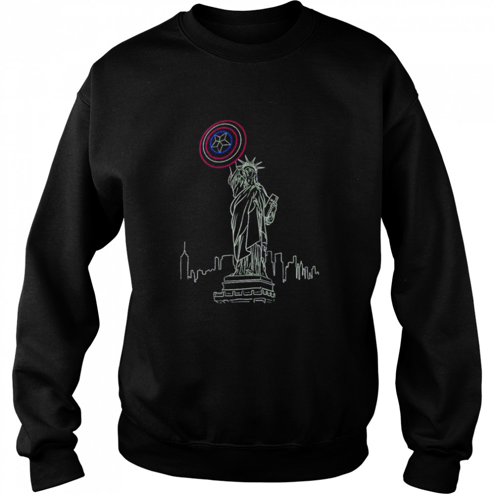 Spider-man Lady Liberty shirt Unisex Sweatshirt