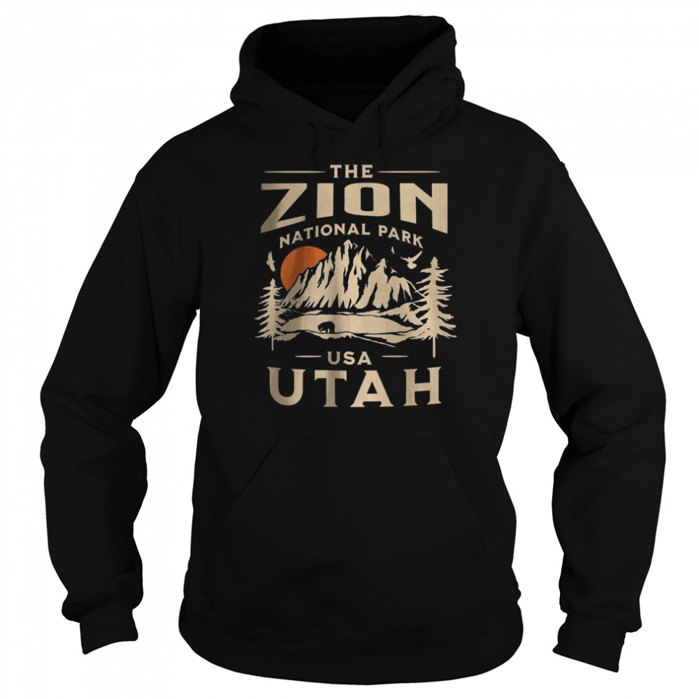 Zion National Park Utah Nature Hike Outdoors T- Unisex Hoodie