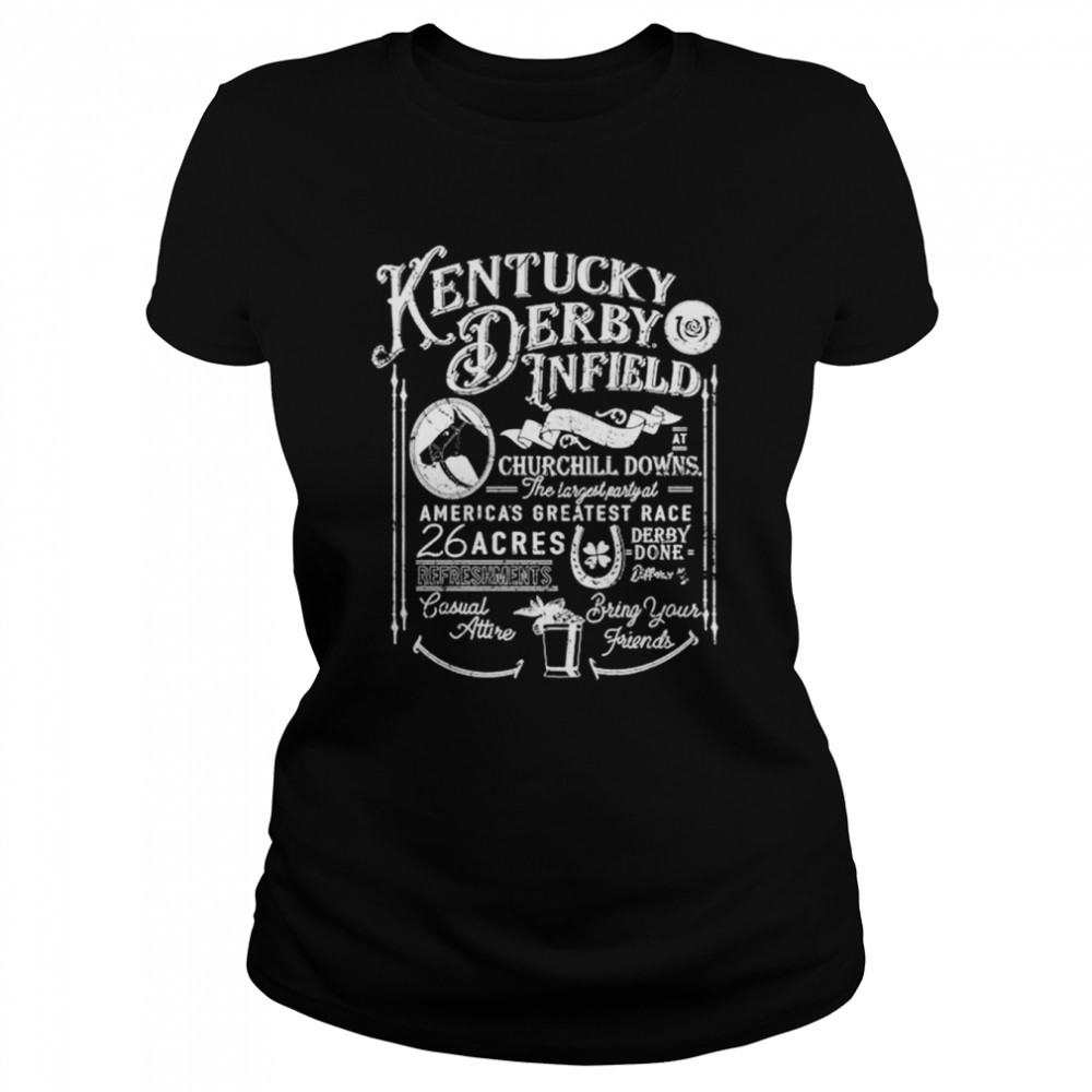 Ahead Kentucky Derby Infield 148 Forecastle shirt Classic Women's T-shirt