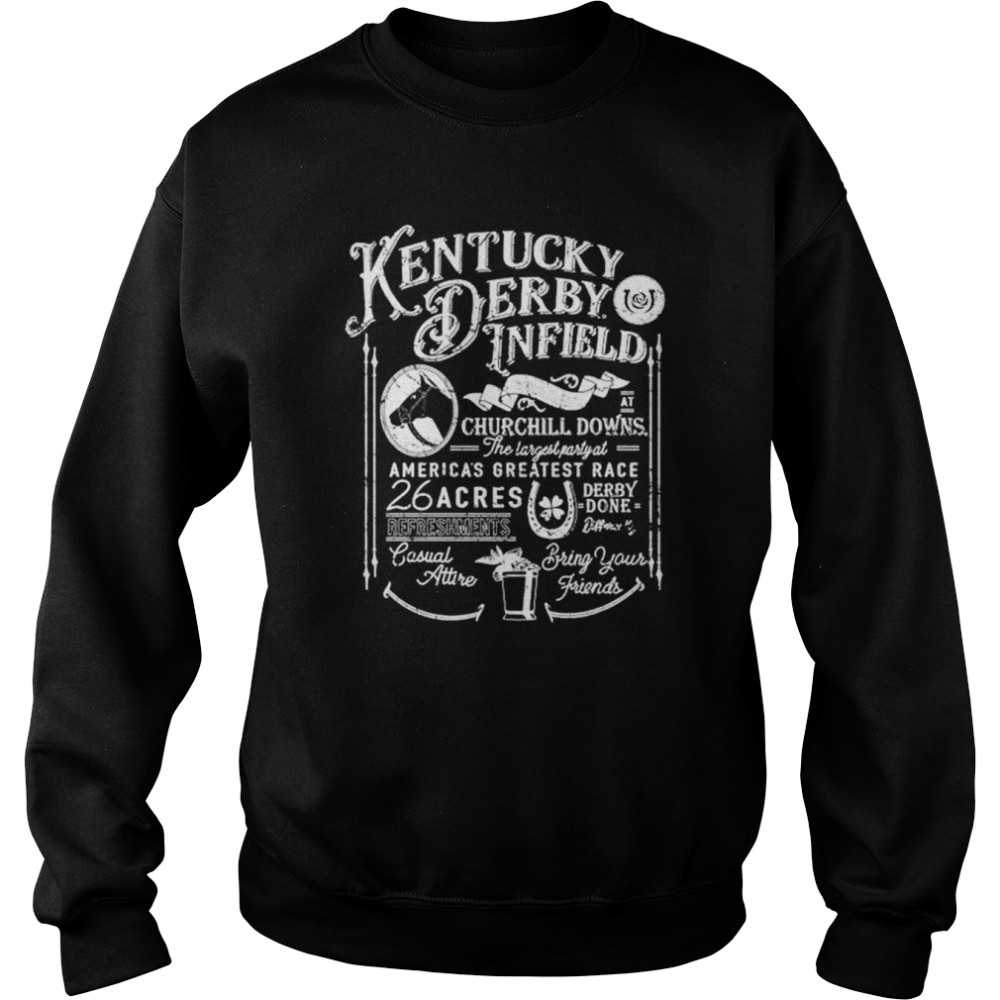 Ahead Kentucky Derby Infield 148 Forecastle shirt Unisex Sweatshirt