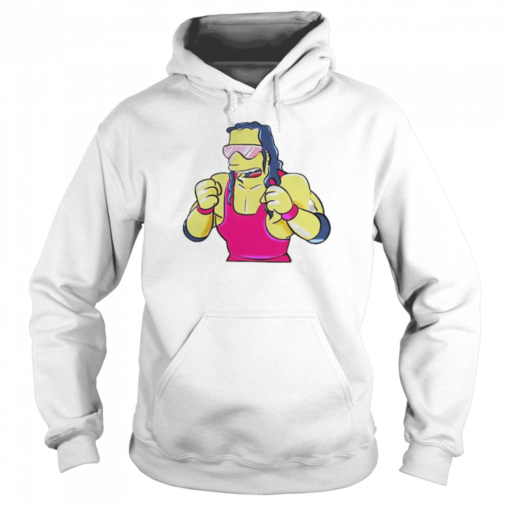 Bret Hart Sticker T- Unisex Hoodie