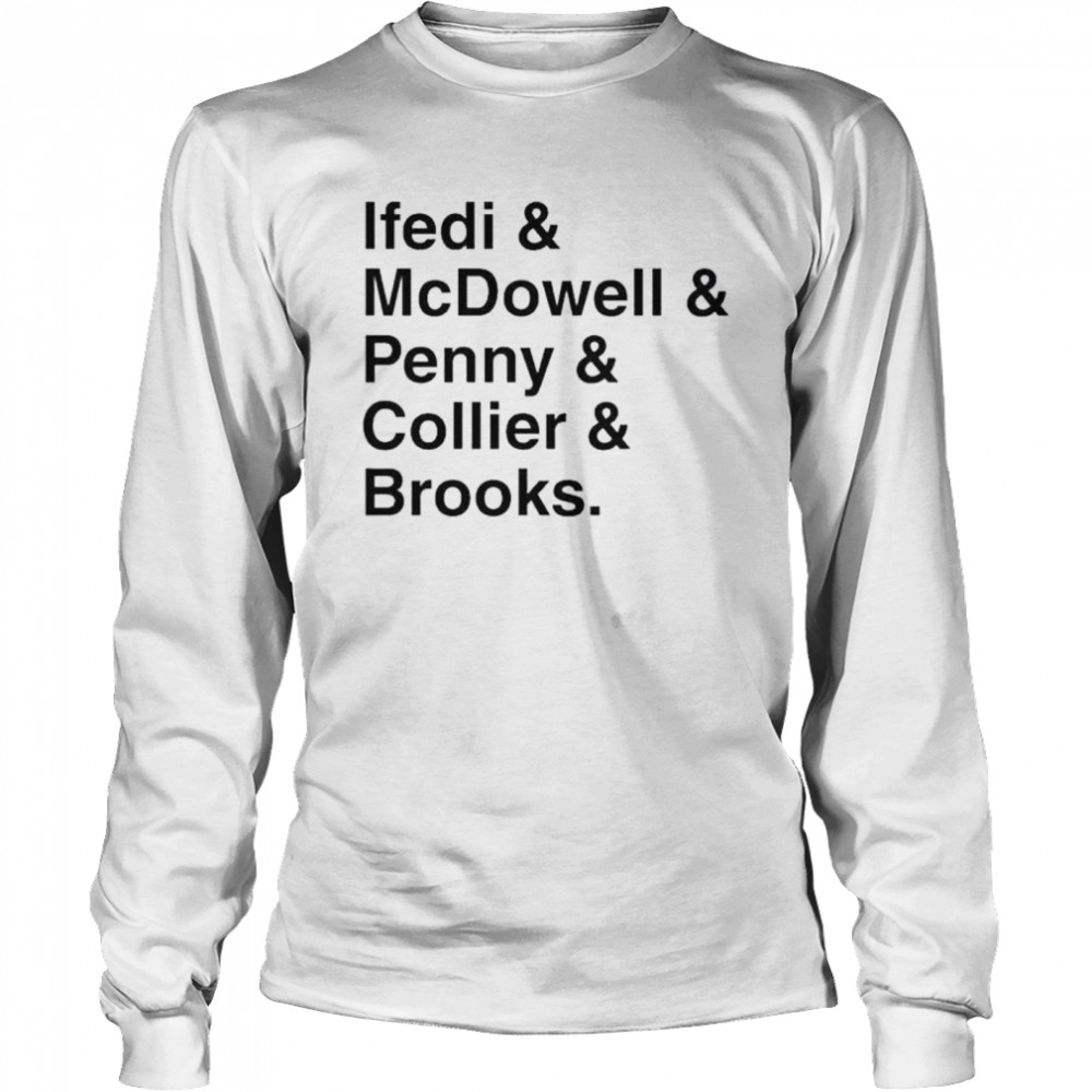 Ifedi & mcdowell & penny & collier & brooks seattle draft day shirt Long Sleeved T-shirt