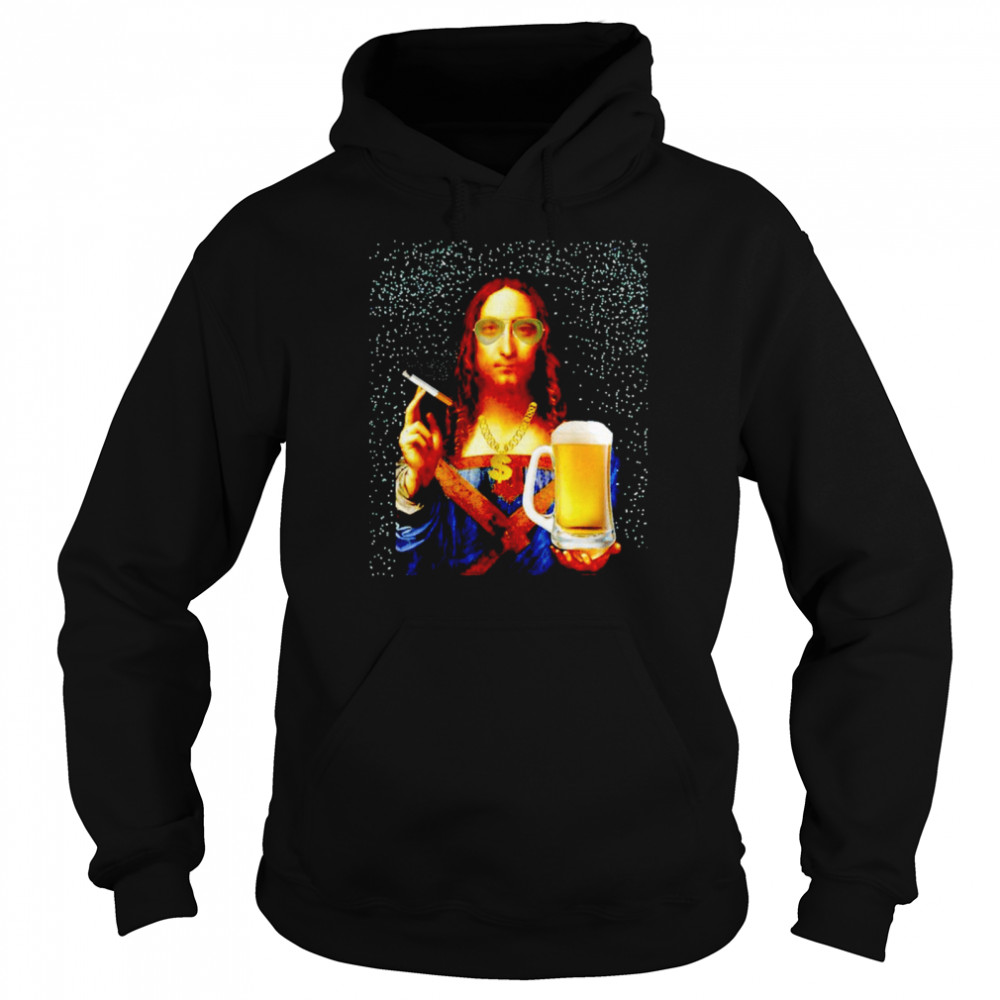 Leanardo Da vinci Party man Design shirt Unisex Hoodie