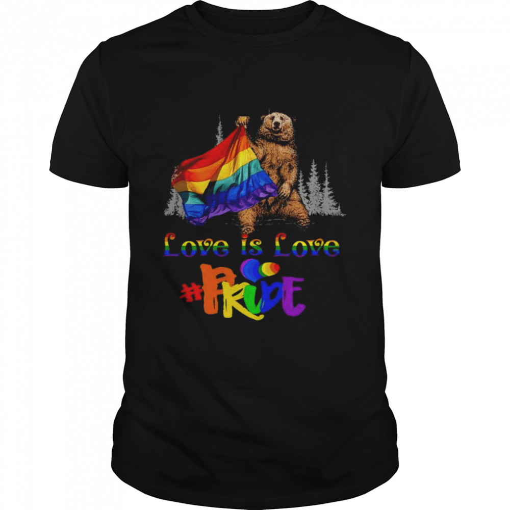 LGBT Bear love is love Pride shirt Classic Men's T-shirt