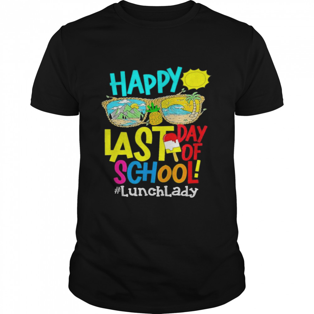 Lunch lady off duty last day of school summer break shirt Classic Men's T-shirt