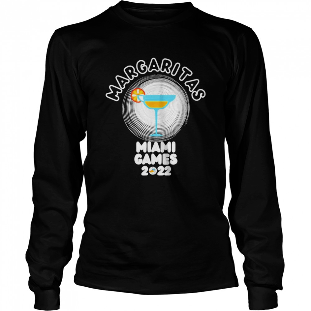 Margaritas Miami Games Año Nuevo 2022 Long Sleeved T-shirt