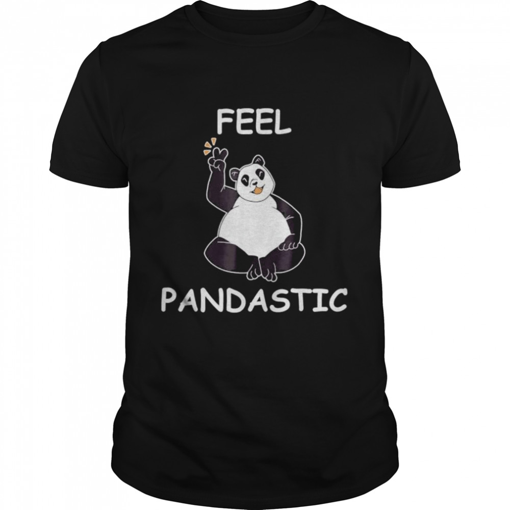 Panda feel pandastic for panda bear lovers shirt Classic Men's T-shirt