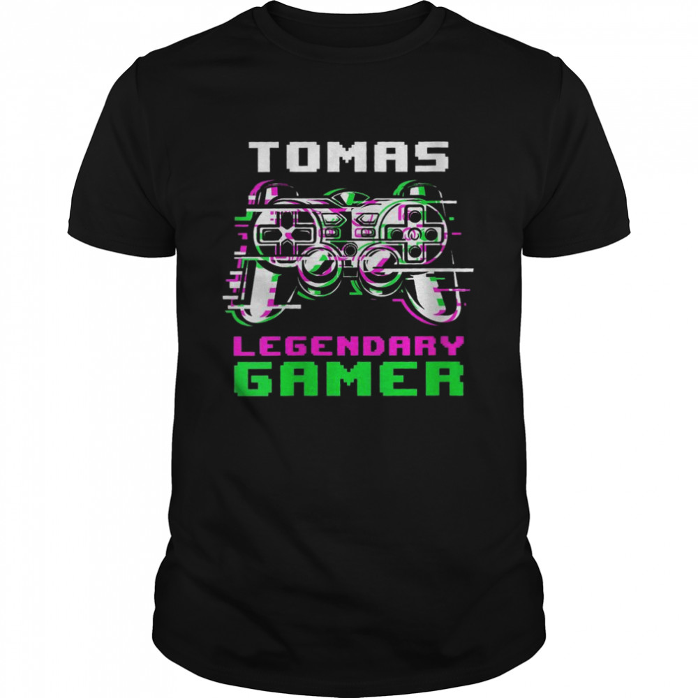 Tomas Legendary Gamer Personalized Classic Men's T-shirt