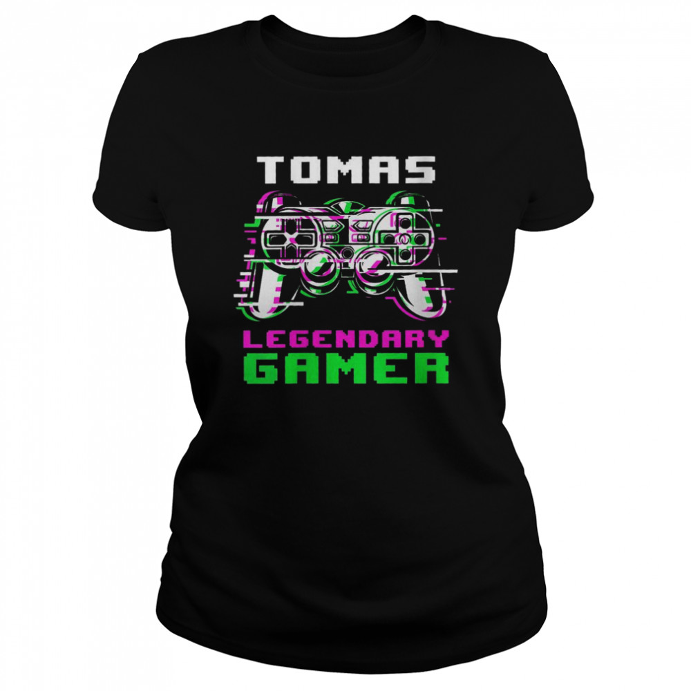 Tomas Legendary Gamer Personalized Classic Women's T-shirt