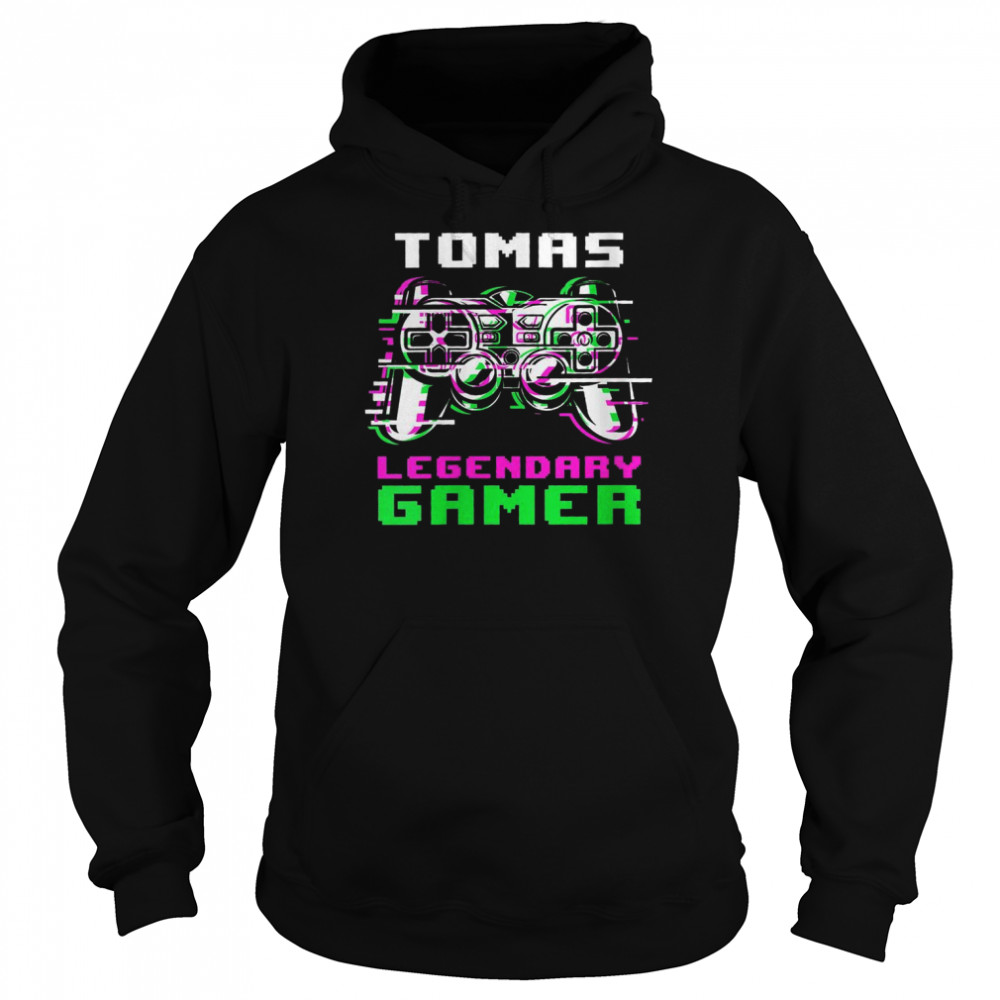 Tomas Legendary Gamer Personalized Unisex Hoodie