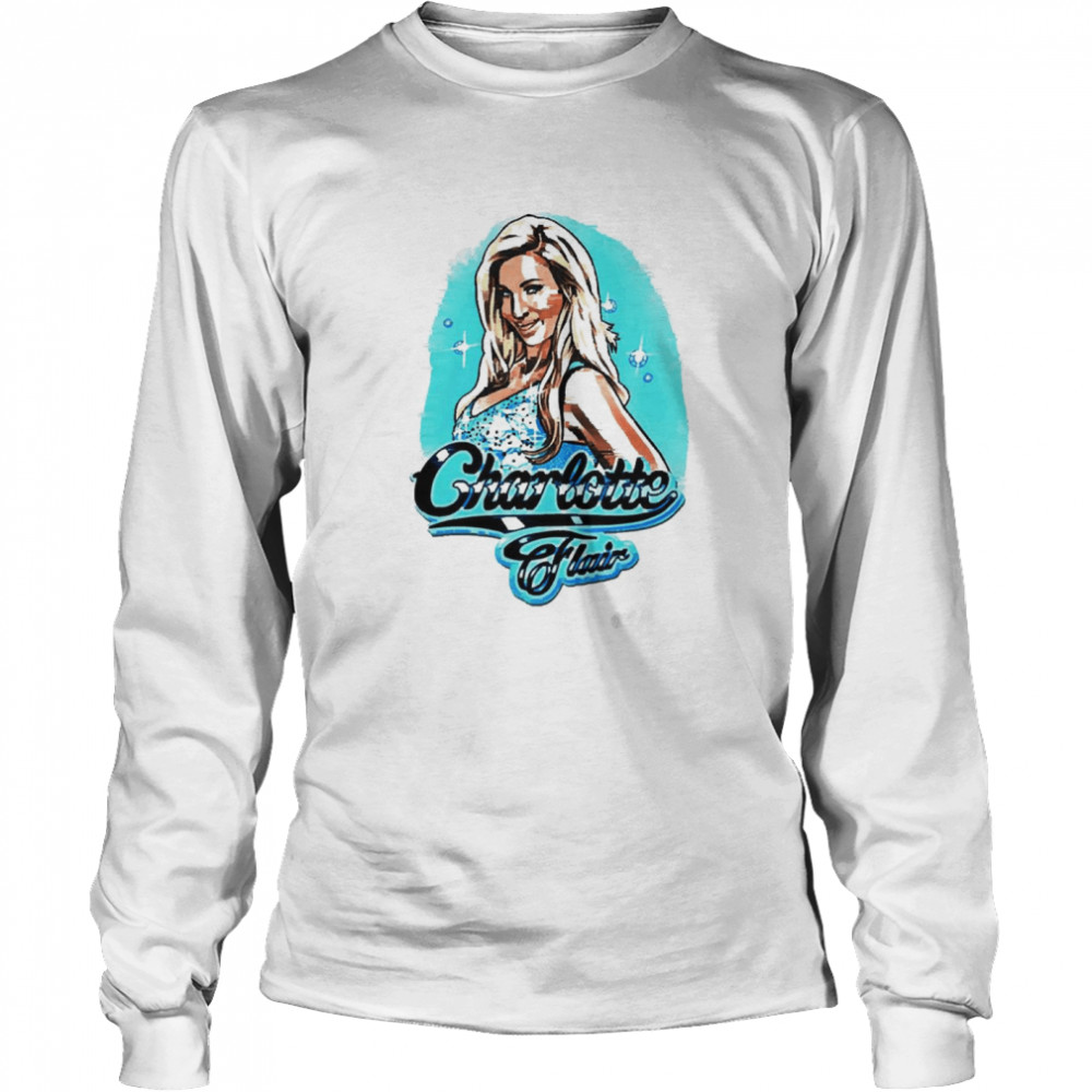 Charlotte Flair Airbrush shirt Long Sleeved T-shirt