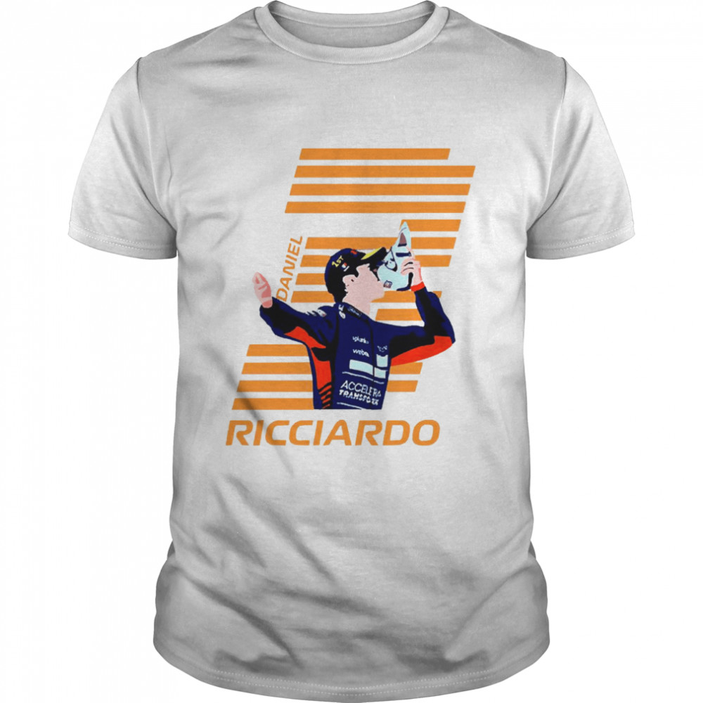 F1 2022 Daniel Ricciardo Formula One Mclaren Racing shirt Classic Men's T-shirt