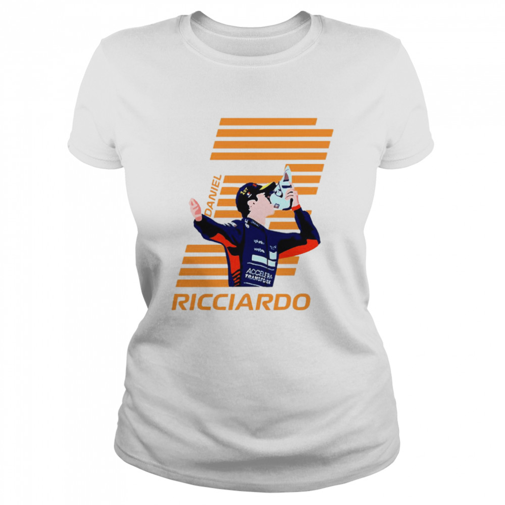 F1 2022 Daniel Ricciardo Formula One Mclaren Racing shirt Classic Women's T-shirt