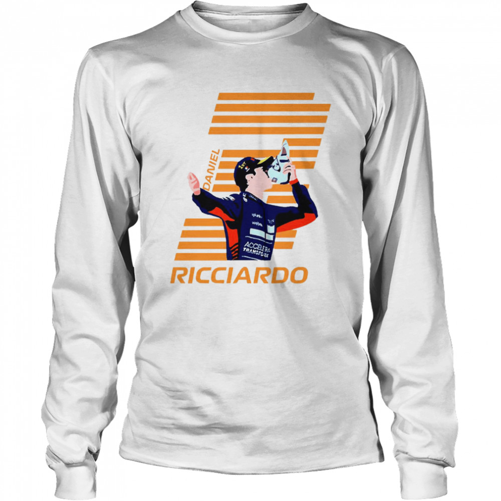 F1 2022 Daniel Ricciardo Formula One Mclaren Racing shirt Long Sleeved T-shirt