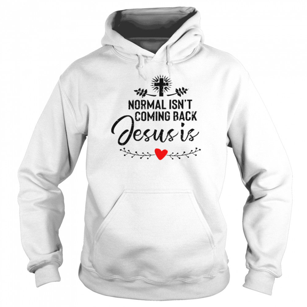 Normal isnt coming back seuss shirt Unisex Hoodie