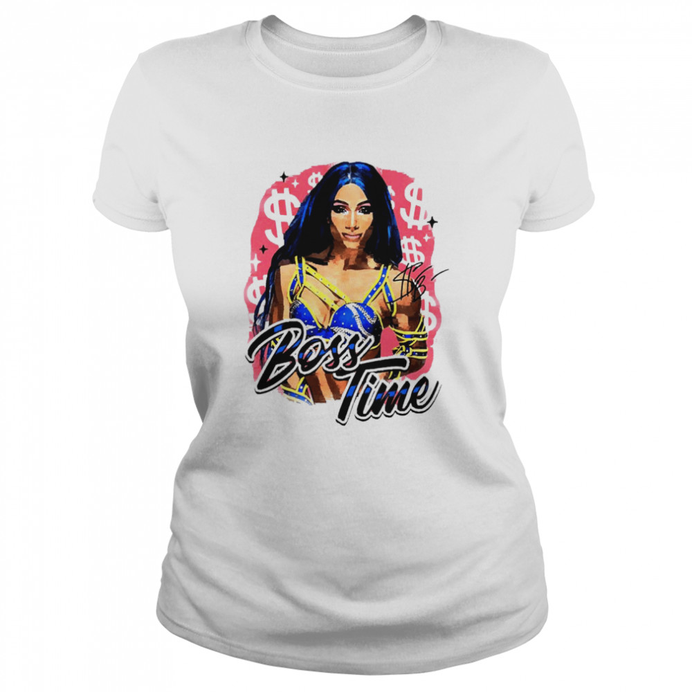 Sasha Banks Boss Time shirt Classic Women's T-shirt