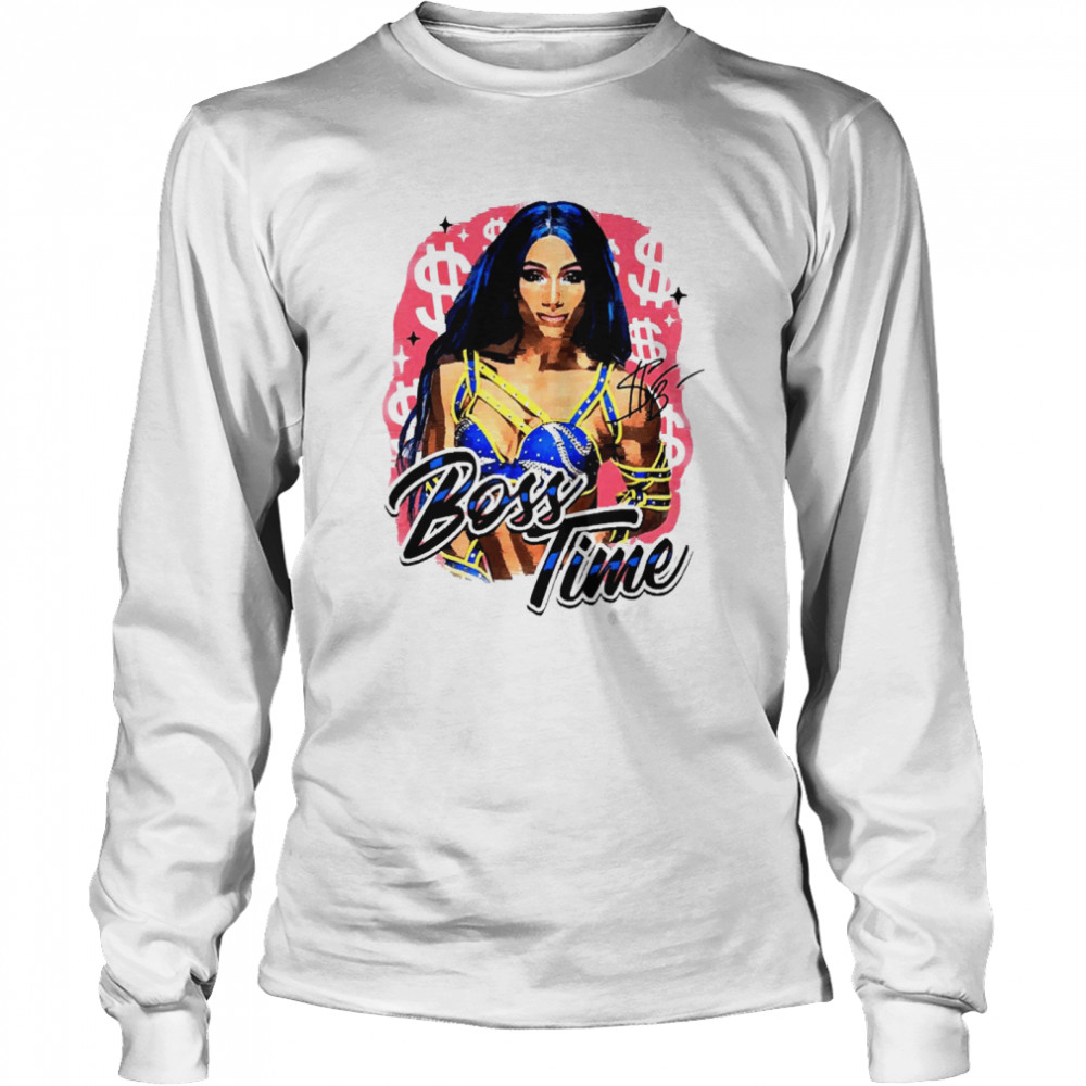 Sasha Banks Boss Time shirt Long Sleeved T-shirt