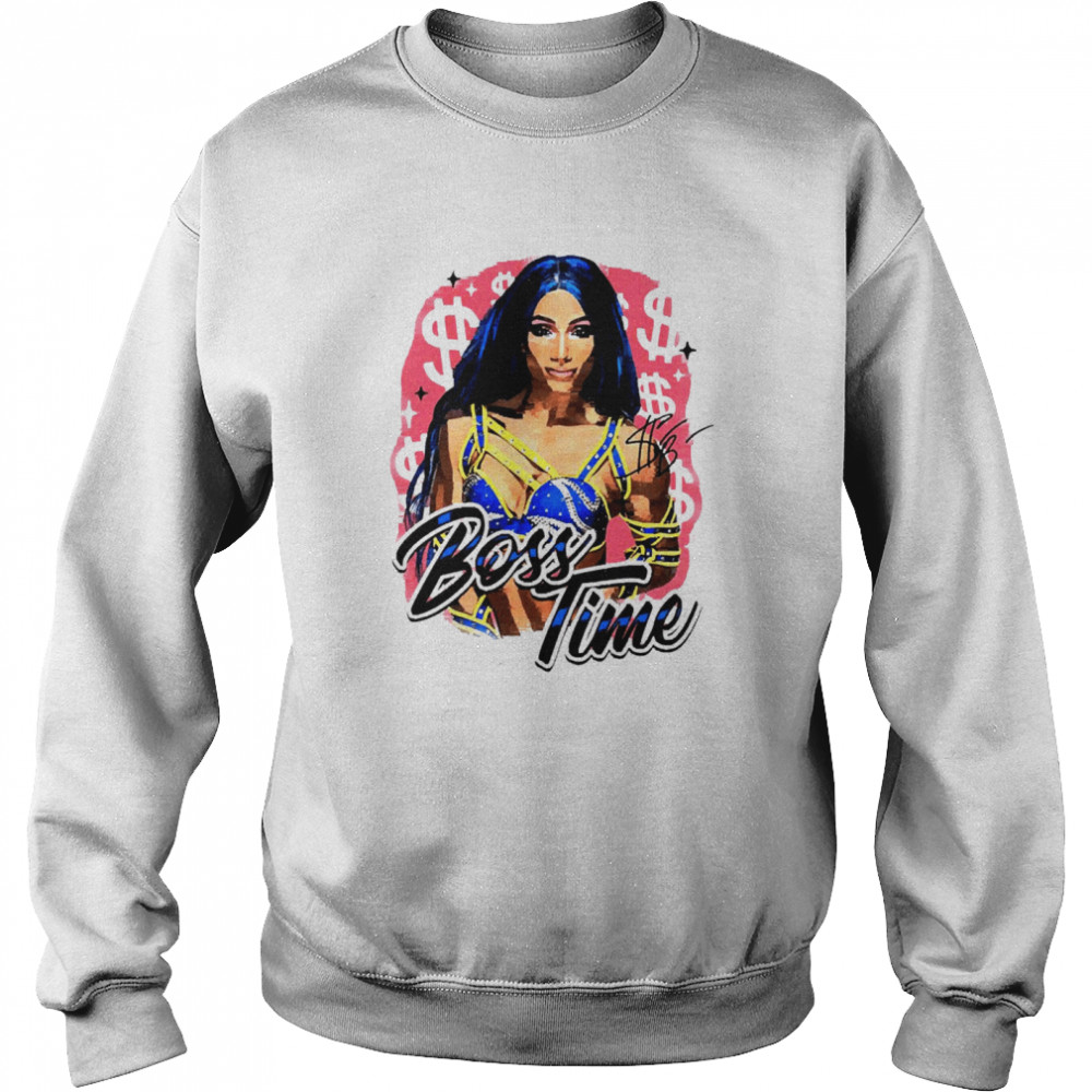 Sasha Banks Boss Time shirt Unisex Sweatshirt