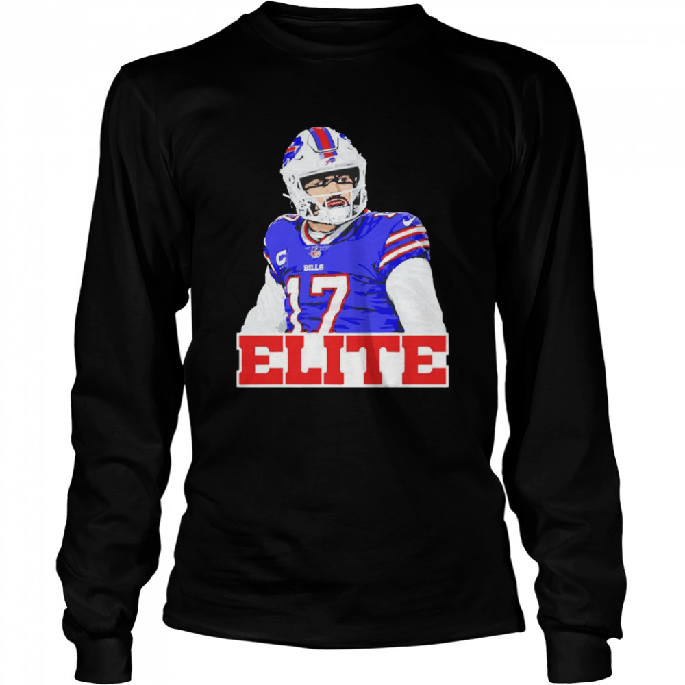 Allen Is Elite Buffalo Bills shirt Long Sleeved T-shirt