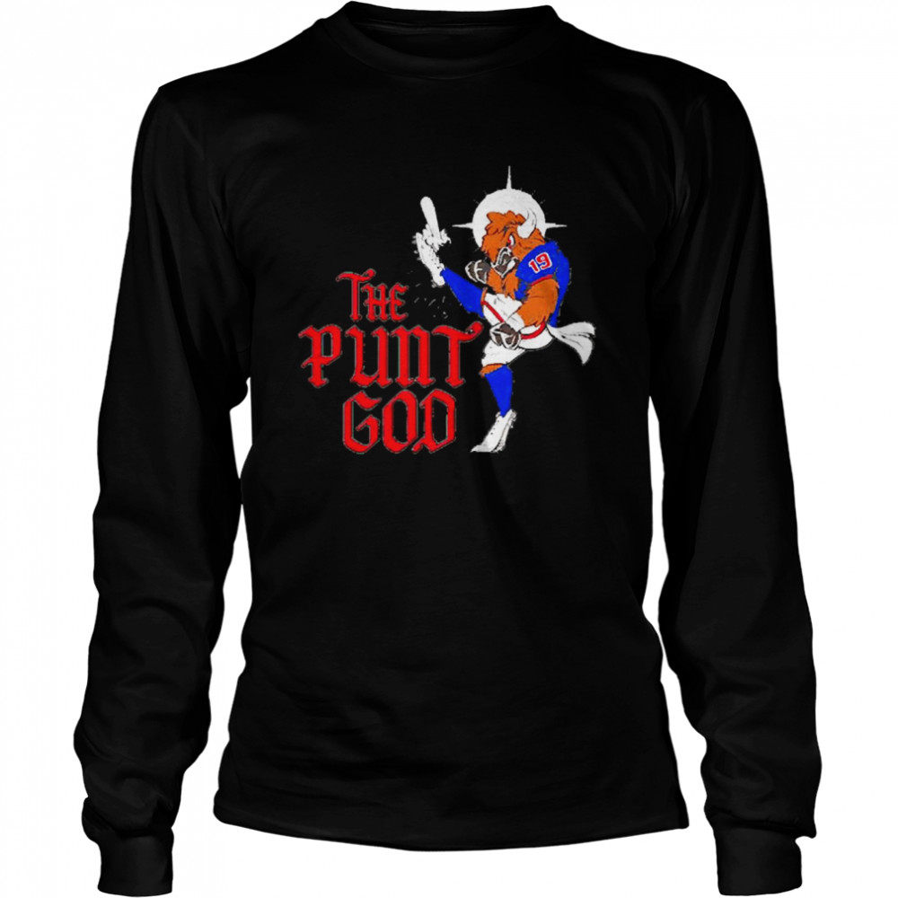 Buffalo Bills Mascot The Punt God shirt Long Sleeved T-shirt