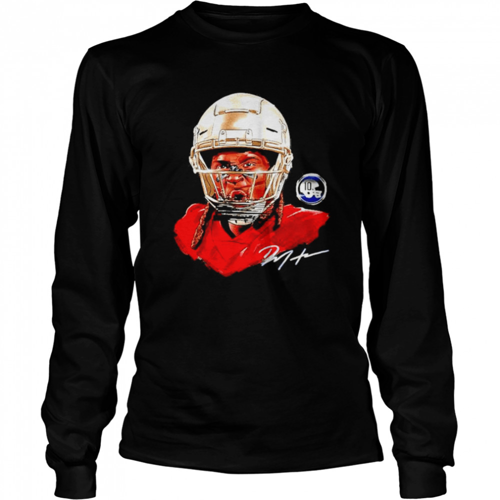 deandre Hopkins Arizona Cardinals Platinum signature shirt Long Sleeved T-shirt