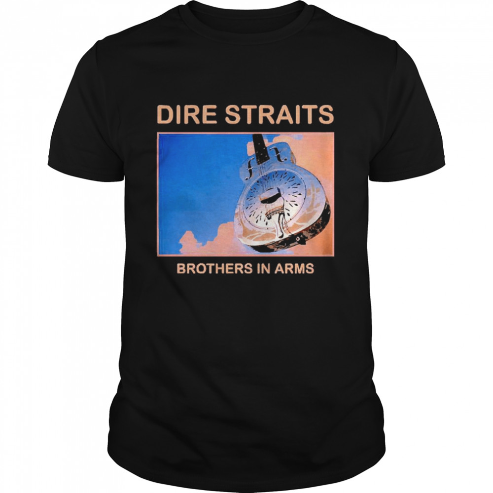 Dire Straits Brothers In Arms Guitar shirt Classic Men's T-shirt