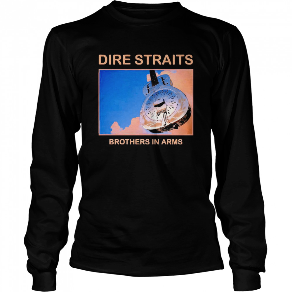 Dire Straits Brothers In Arms Guitar shirt Long Sleeved T-shirt