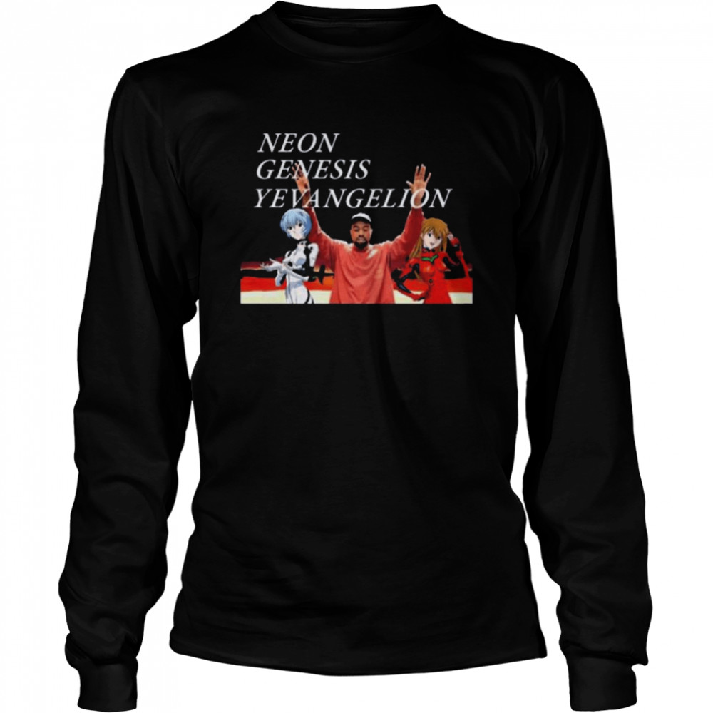 Kanye neon genesis yevangelio shirt Long Sleeved T-shirt