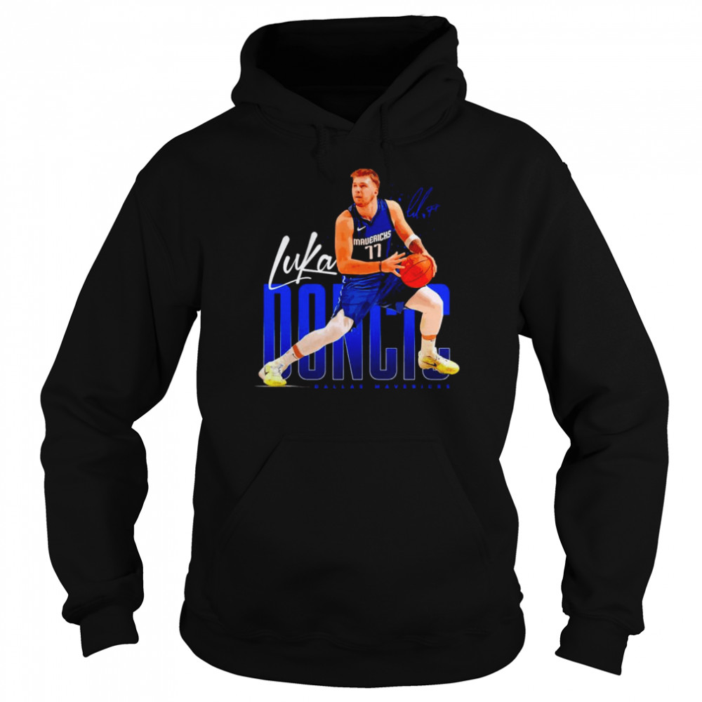 Luka Doncic Dallas Mavericks Basketball Signatures Unisex Hoodie