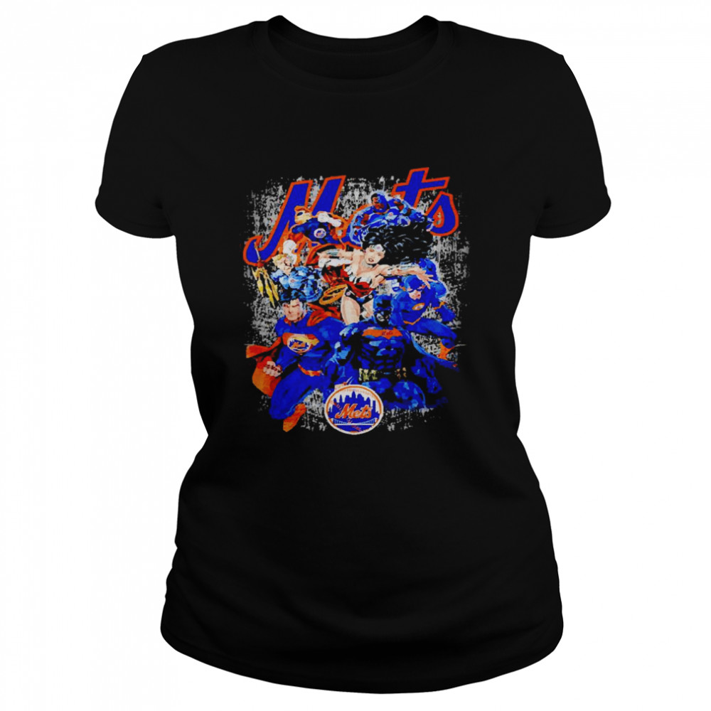 New York Mets DC Comics Heroes shirt Classic Women's T-shirt