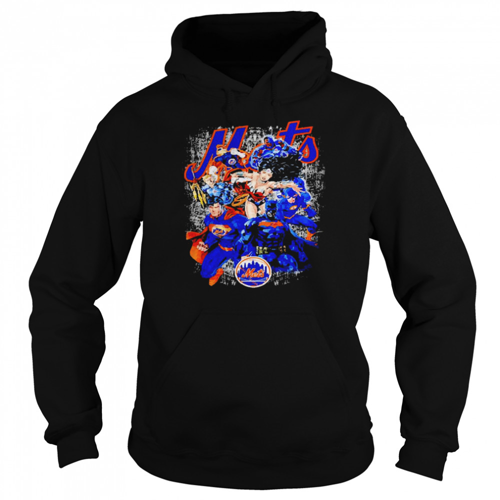 New York Mets DC Comics Heroes shirt Unisex Hoodie