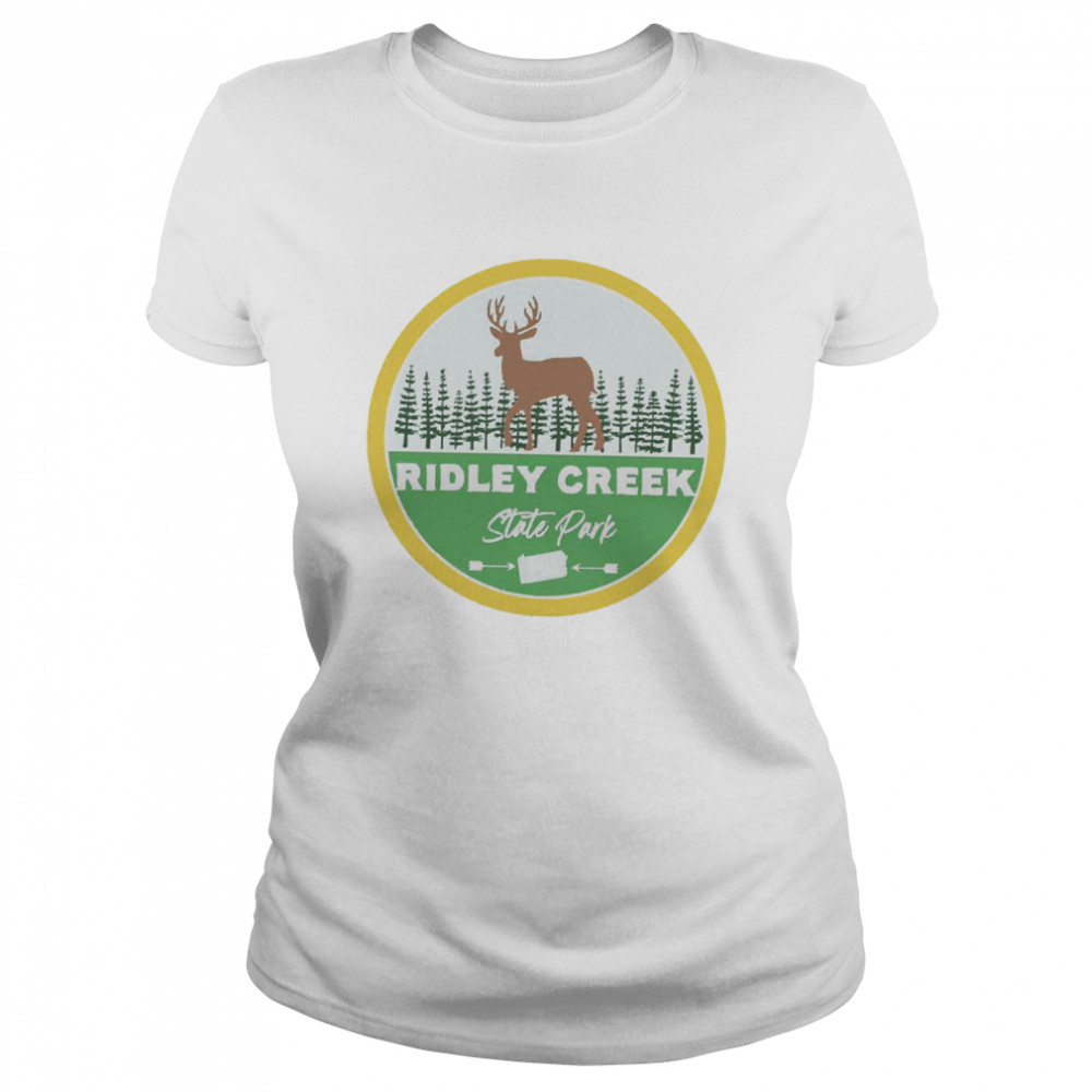 Ridley Creek State Park Pennsylvania PA Forest Deer shirt Classic Women's T-shirt