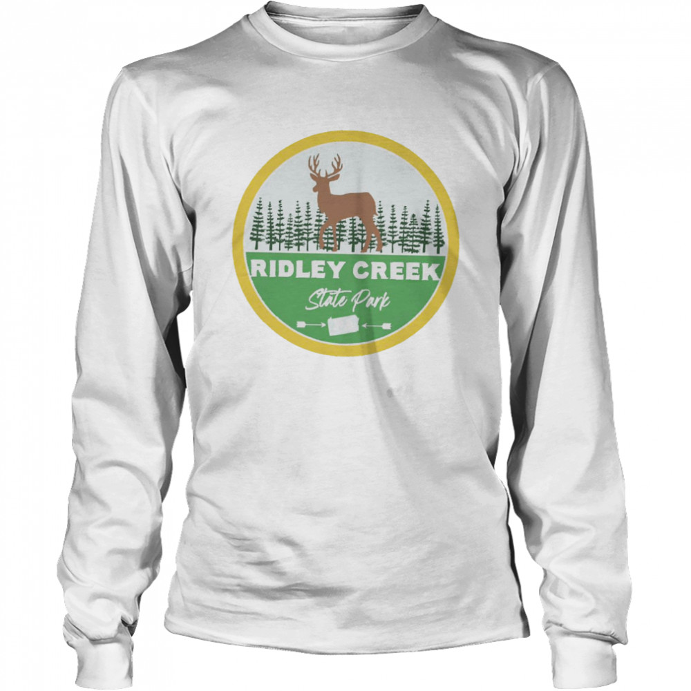 Ridley Creek State Park Pennsylvania PA Forest Deer shirt Long Sleeved T-shirt