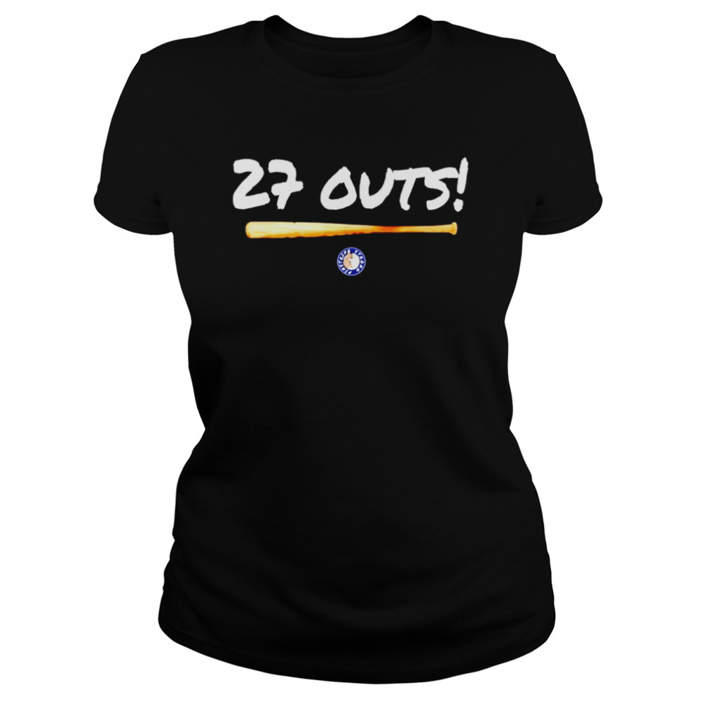 27 Outs Pinstripe Strong shirt Classic Women's T-shirt