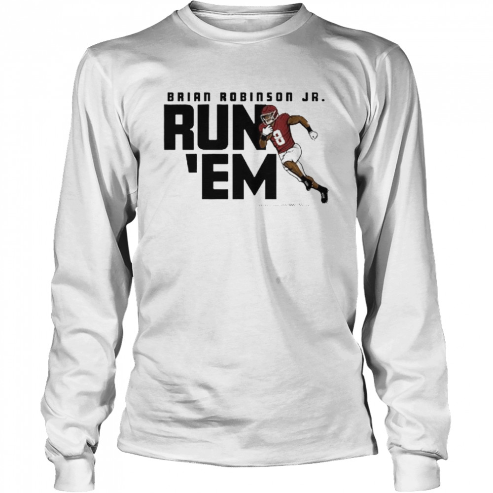 Brian robinson jr run ‘em shirt Long Sleeved T-shirt