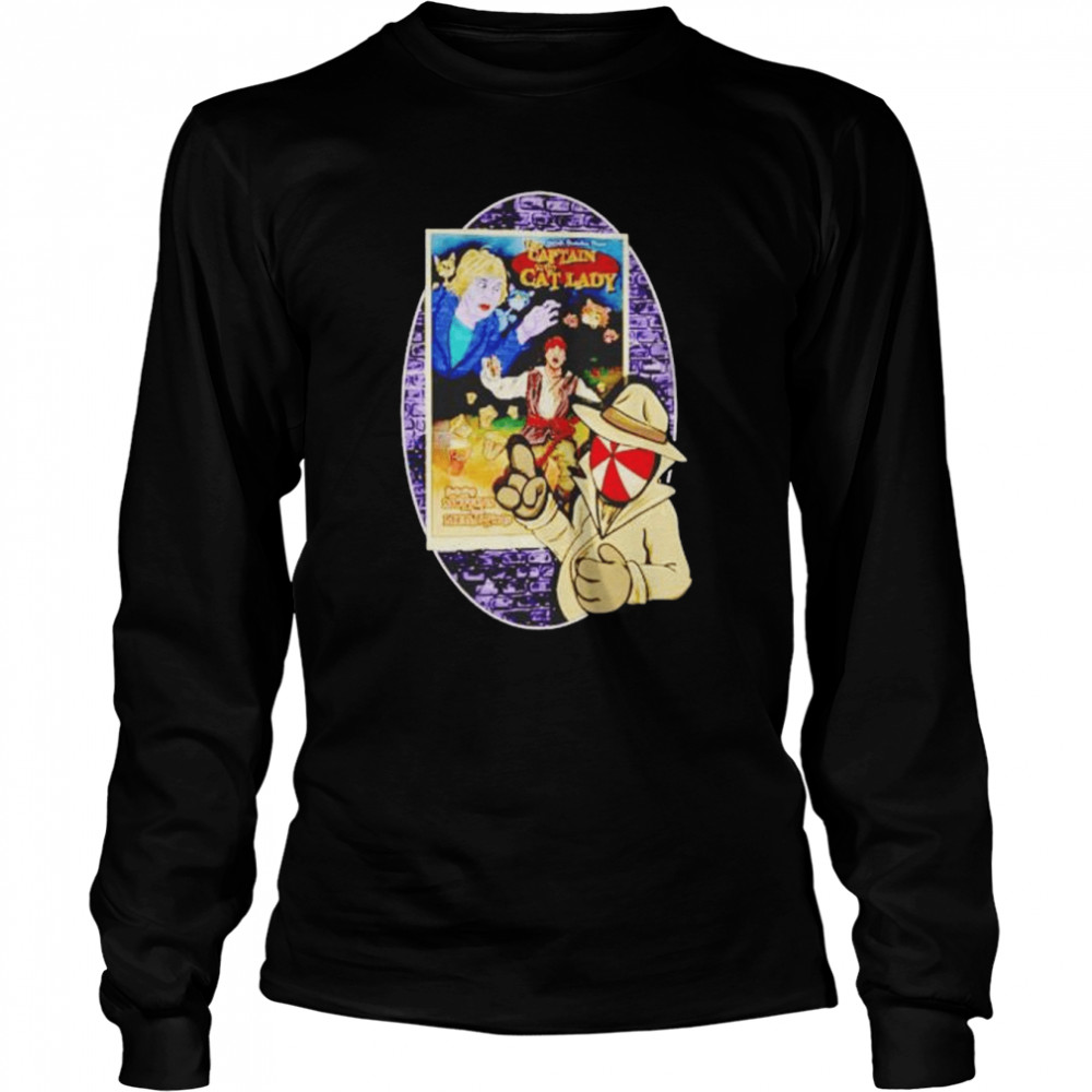 Captain and The Cat Lady shirt Long Sleeved T-shirt