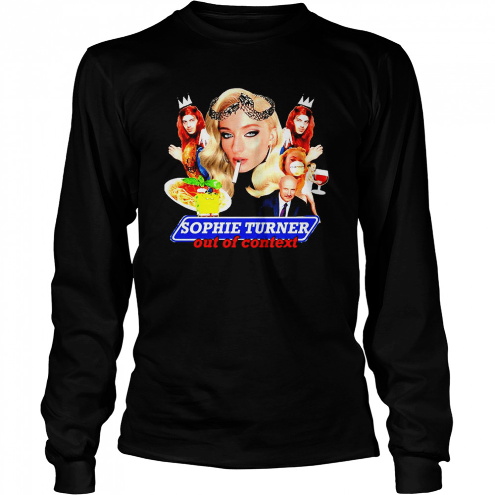 Contrast Sophie Turner T- Long Sleeved T-shirt