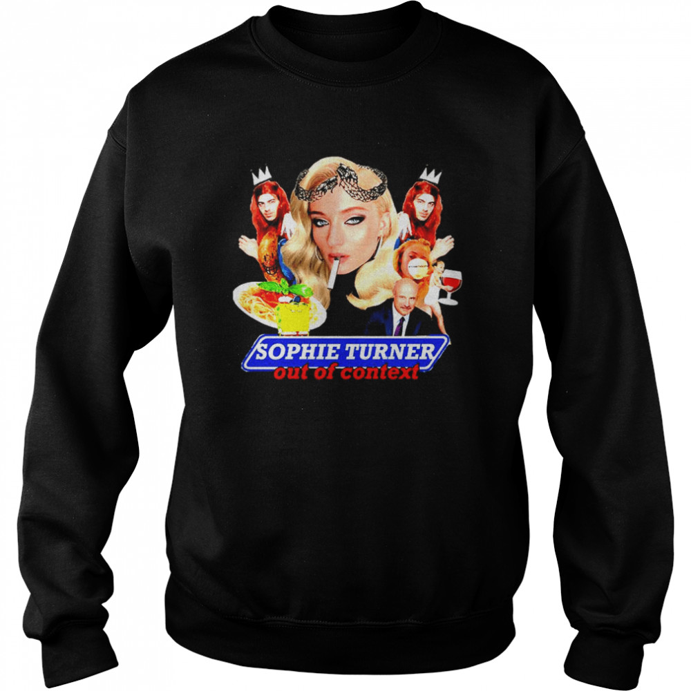Contrast Sophie Turner T- Unisex Sweatshirt