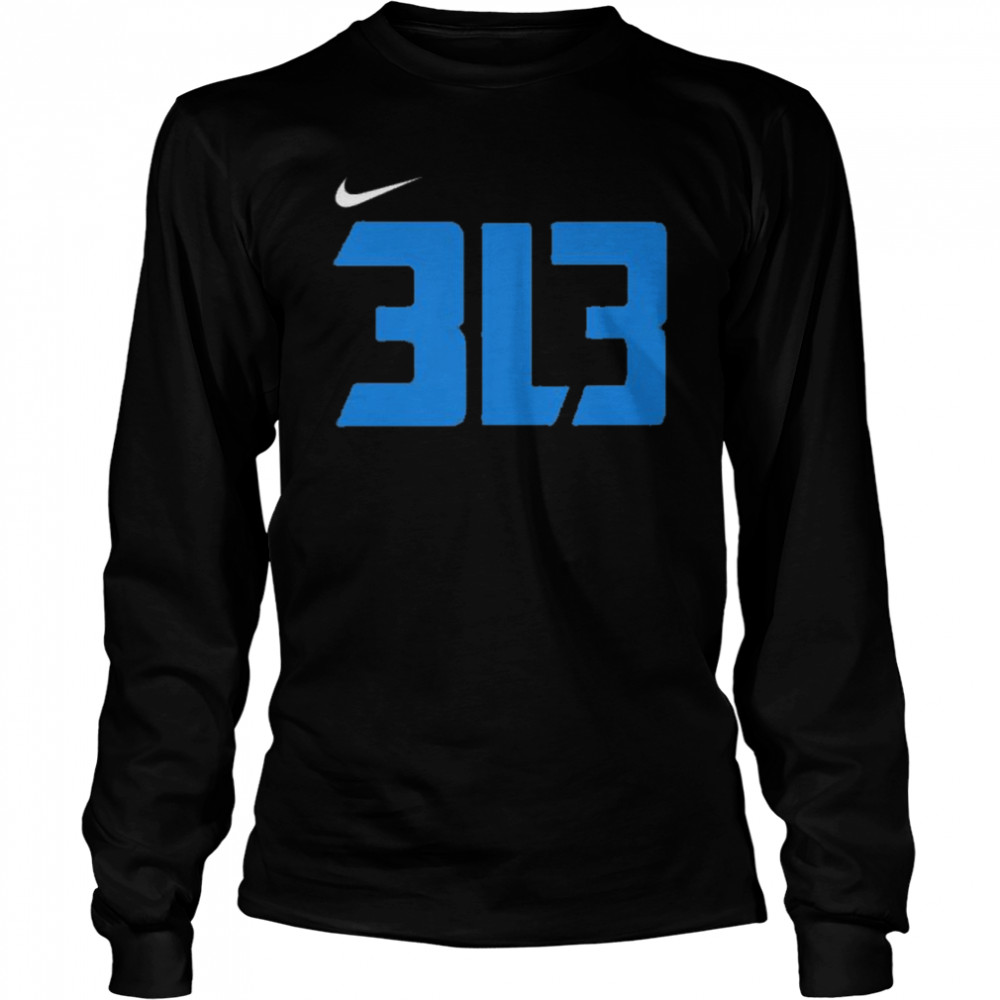 Detroit Lions 313 shirt Long Sleeved T-shirt