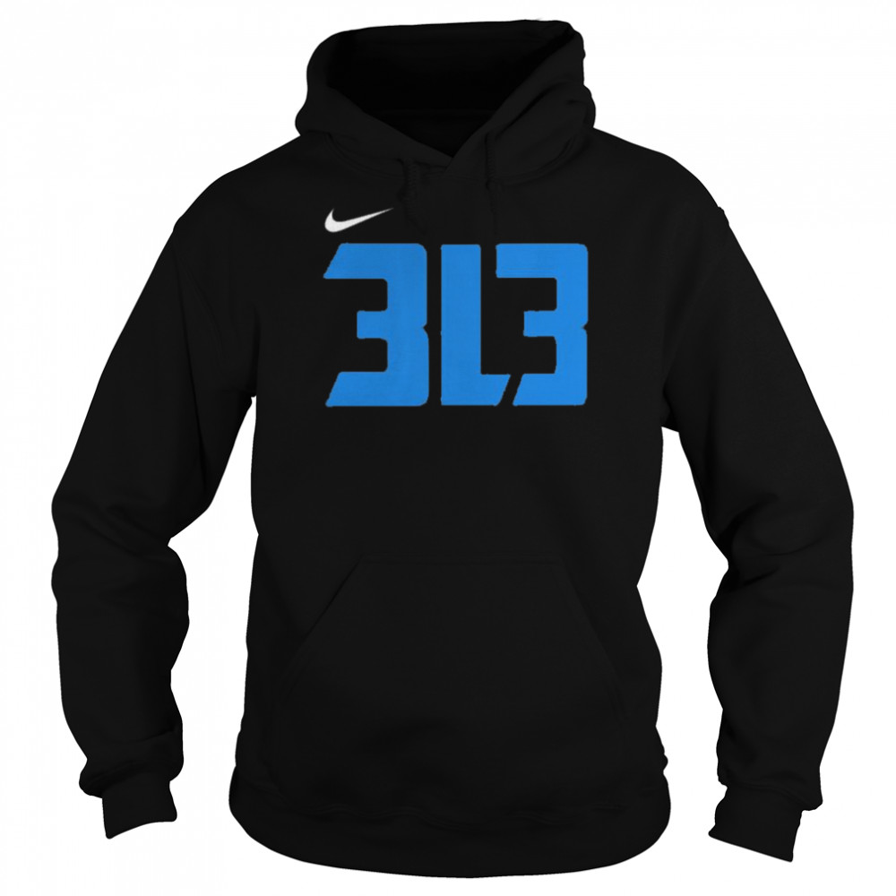 Detroit Lions 313 shirt Unisex Hoodie