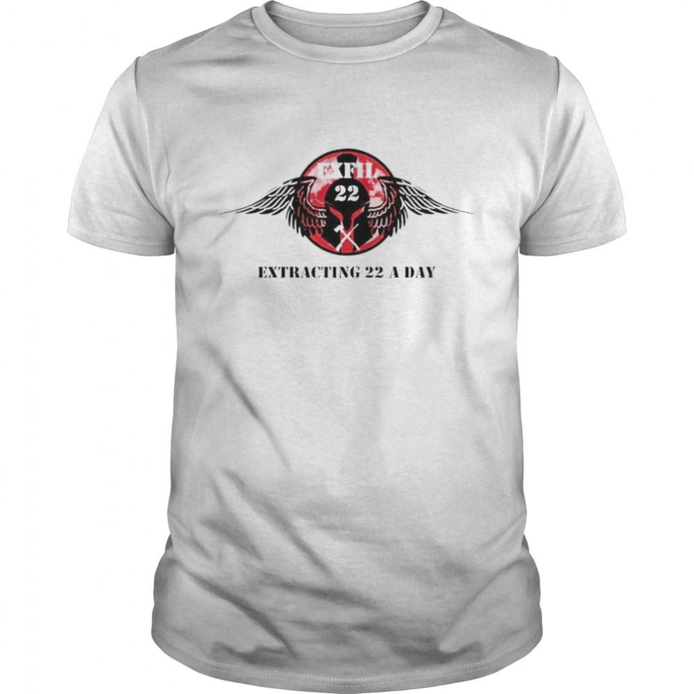 exfil 22 extracting 22 a day shirt Classic Men's T-shirt