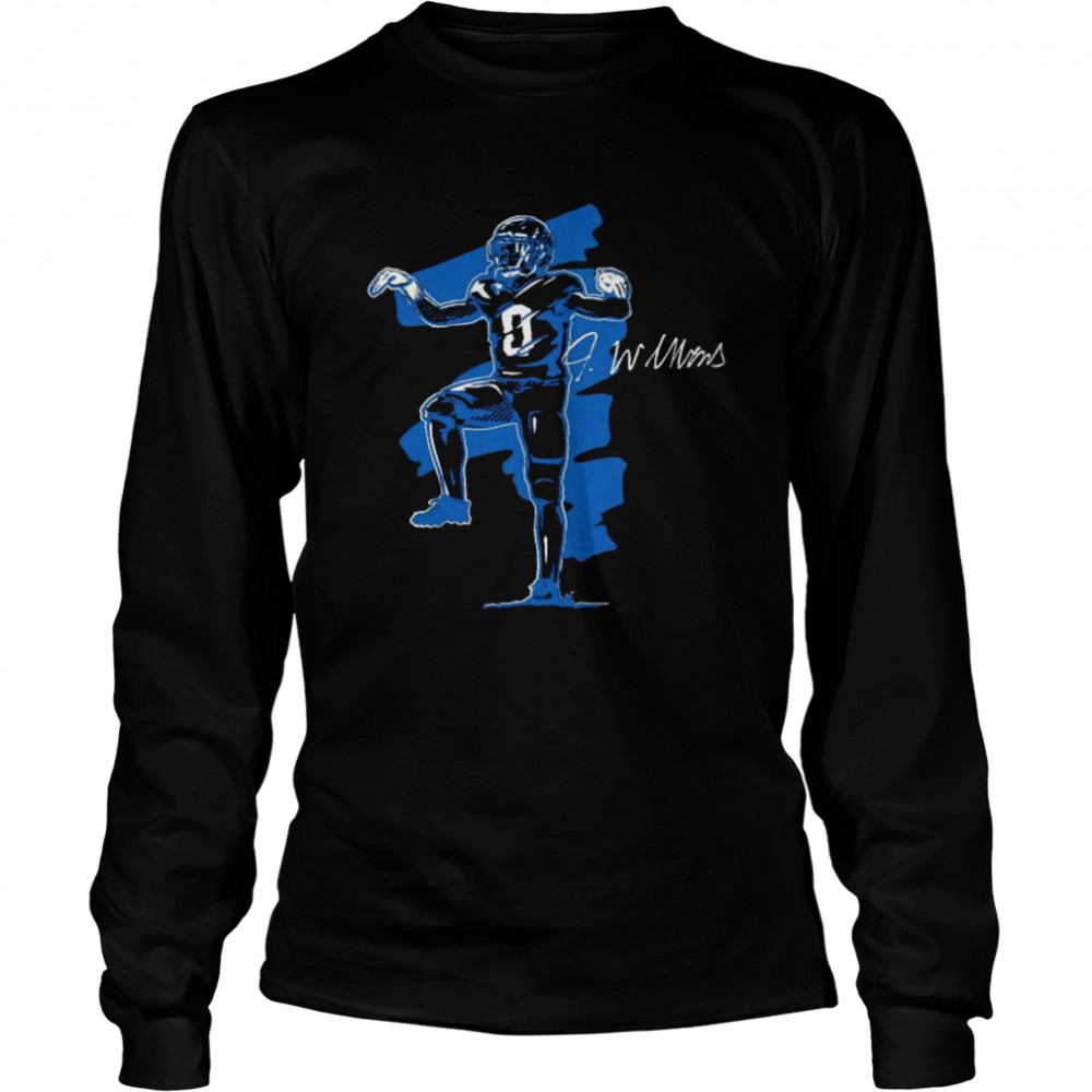 jameson Williams The Crane Detroit Lions signature shirt Long Sleeved T-shirt